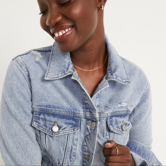 NWT Old Navy Jean Jacket - Light Wash - Picture 3 of 10